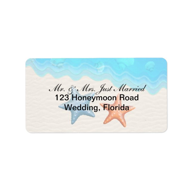 Etiqueta Agujas marinas suaves (Frente)