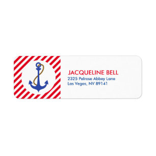 Etiqueta ¡AHOY! Baby Shower Nautical Birthday