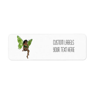 Etiqueta Ala Verde Lady Faerie 6 - Hada 3D -