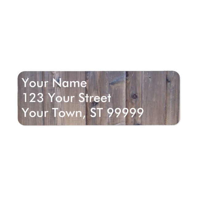 Etiqueta Alambre de madera templada (Frente)