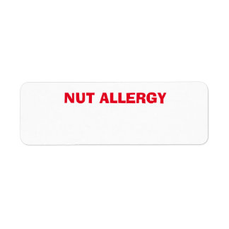 Etiqueta Alergia de nueces, enfermedad