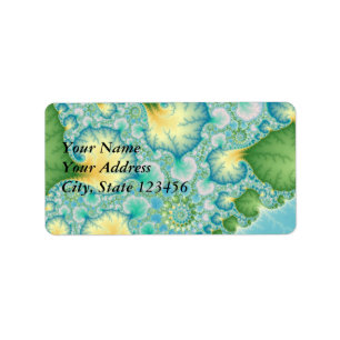 Etiqueta Algae - Fractal