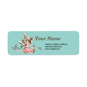 Etiqueta alice en wonderland,etiqueta