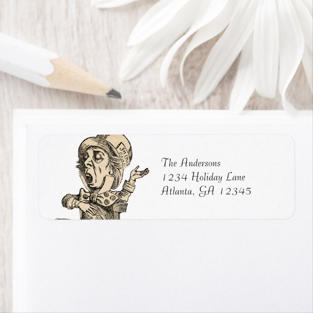 Etiqueta Alice In Wonderland invita a un Caballero Superior (In situ)