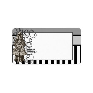 Etiqueta Alice In Wonderland Queen Alice Grunge