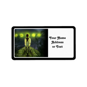 Etiqueta Alien Visitor