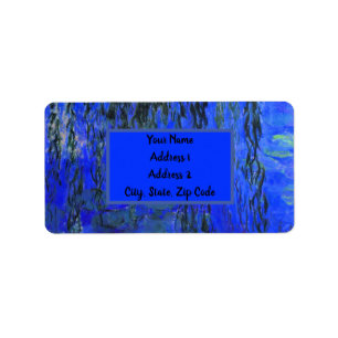 Etiqueta Alilides de agua monetizada y ramas de baño llenas