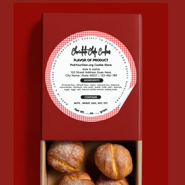 Etiqueta alimenticia de la casa de campo de Florid (Subido por el creador)