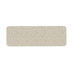 Etiqueta Almohada vintage con estampado floral pastel disty