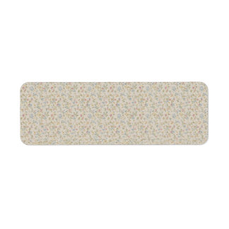Etiqueta Almohada vintage con estampado floral pastel disty