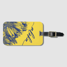 Etiqueta Aloha Blue Yellow Cereus Bag