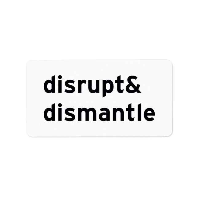 Etiqueta alteración y desmantelamiento (Frente)