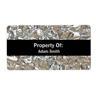 Etiqueta Aluminio machacado