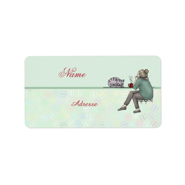 Etiqueta Am Fenster Adressaufkleber (Frente)