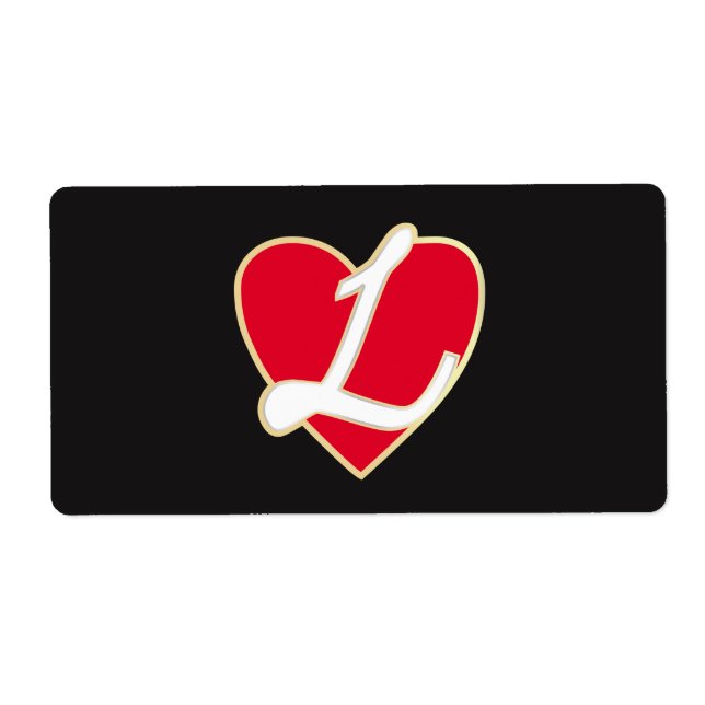 Etiqueta Amar el corazón (Frente)