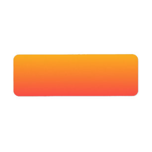Etiqueta Amarillo Naranja Rosa Ombre