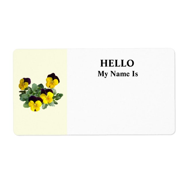 Etiqueta Amarillo Salta Viola Sorbet (Frente)