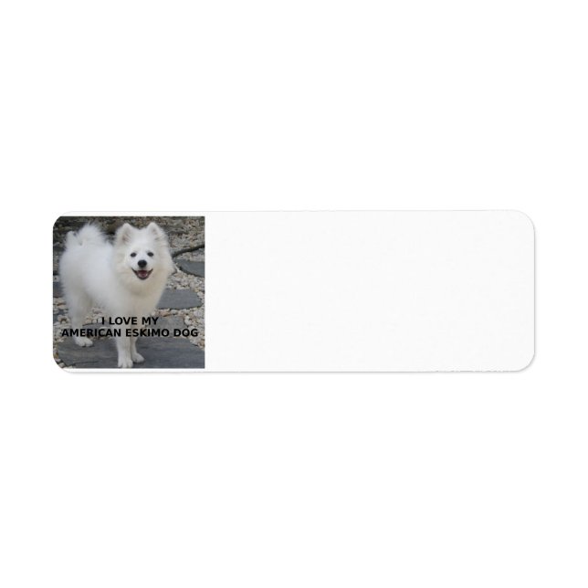 Etiqueta American_Eskimo_Dog_love w pic (Frente)