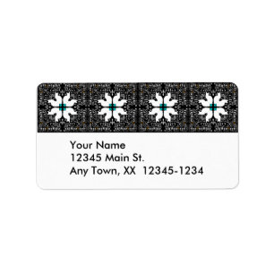 Etiqueta Amo a los gatos Kaleidoscope