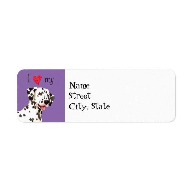 Etiqueta Amo a mi Damatiano (Frente)