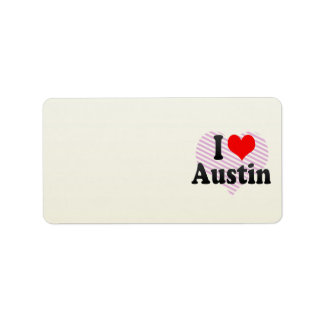 Etiqueta Amo Austin