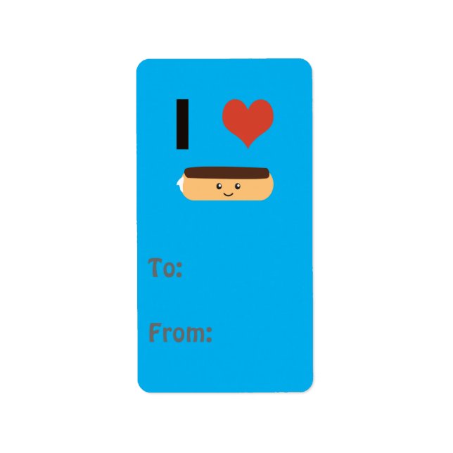 Etiqueta Amo Eclaires (Frente)