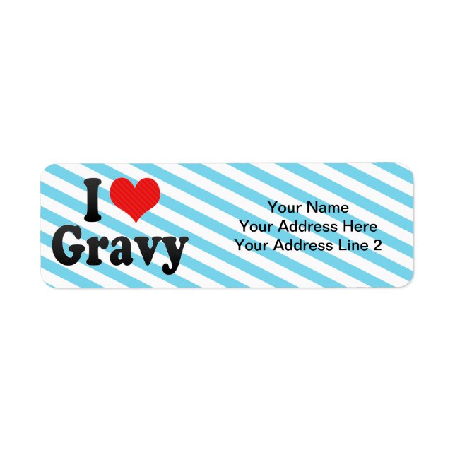 Etiqueta Amo Gravy (Frente)