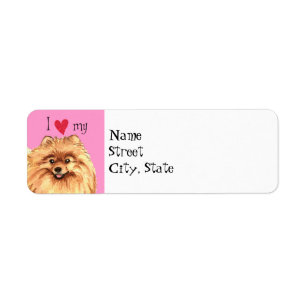 Etiqueta Amo mi Pomeranian