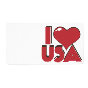 Etiqueta Amo USA Retro 80s