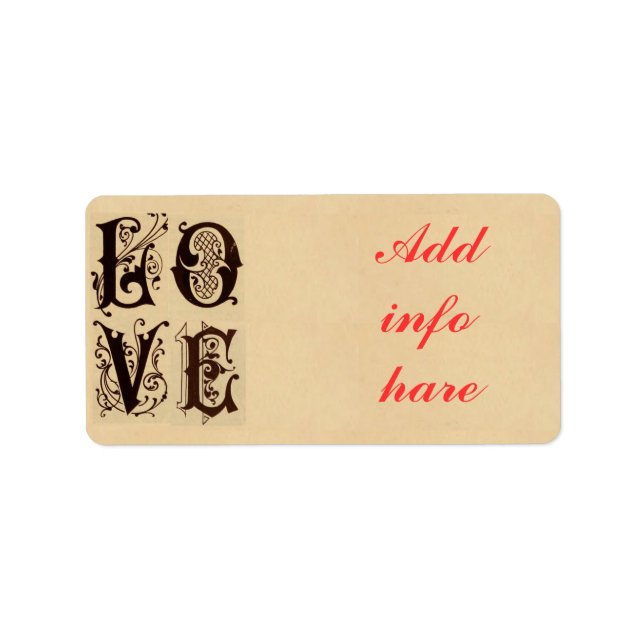 ETIQUETA AMOR (Frente)