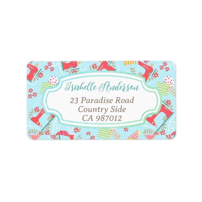 Etiqueta Amor de mascar azul (Frente)