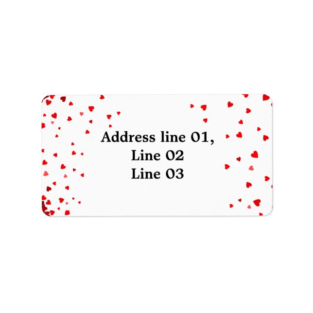 Etiqueta Amor por el agradecimiento (Frente)