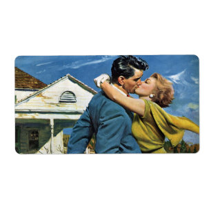 Etiqueta Amor vintage y romance recién casados compran prim