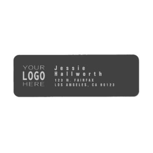 Etiqueta Añadir su logotipo   Dirección de retorno de aspec