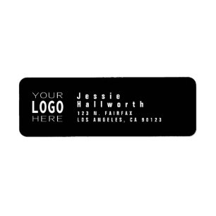 Etiqueta Añadir su logotipo   Dirección de retorno de aspec
