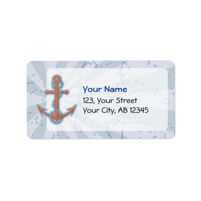 Etiqueta Anclaje con cadena (Frente)