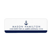 Anclaje de estilo náutico | Dirección de devolució