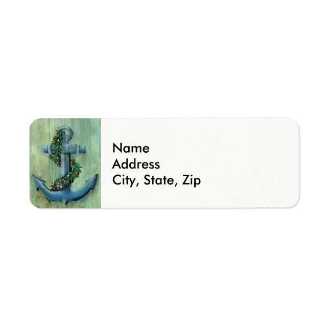 Etiqueta Anclaje de vacaciones (Frente)