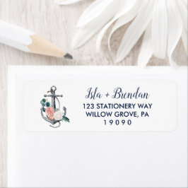 Etiqueta Anclaje floral | Boda de verano