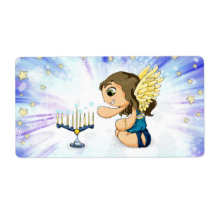 Etiqueta Ángel de Menorah