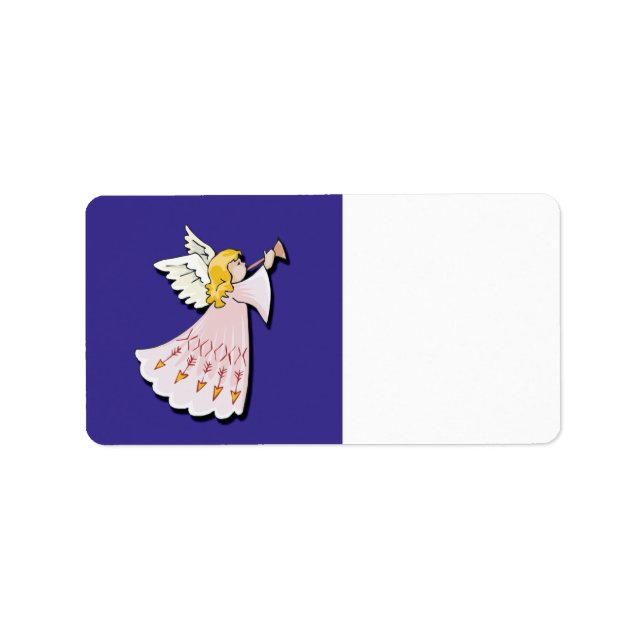 Etiqueta Angel de navidades (Frente)