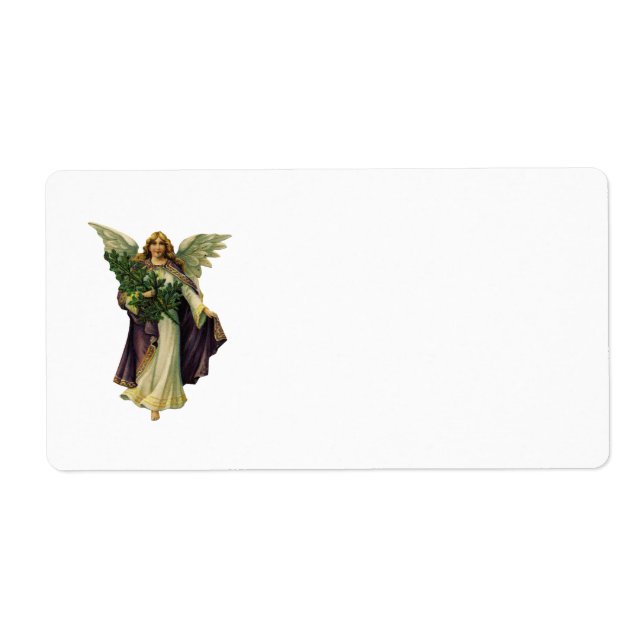 Etiqueta Angel de navidades (Frente)