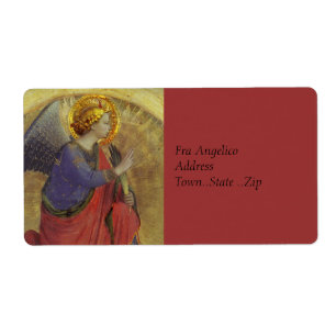 Etiqueta Ángel en oro