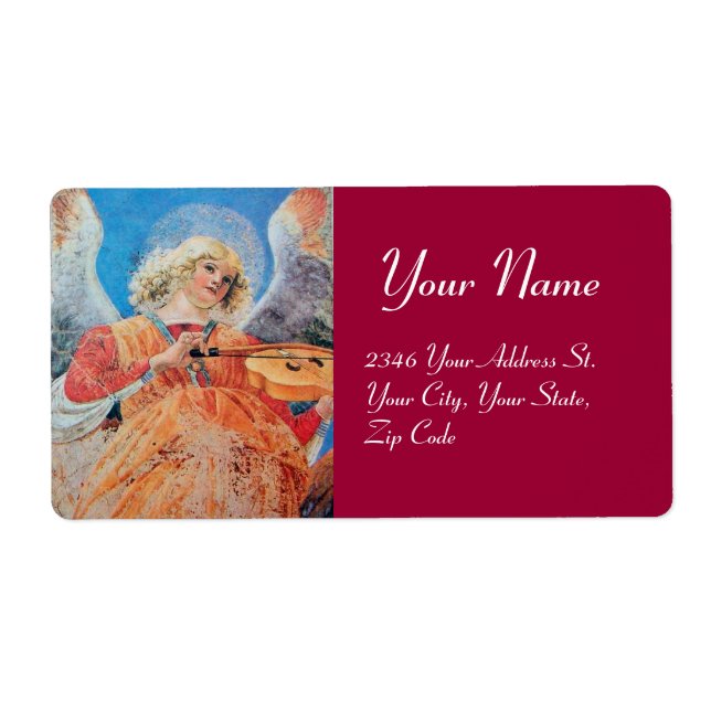 ETIQUETA ANGEL NAVIDADES DE LA MÚSICA (Frente)