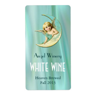Etiqueta Angel on the Moon Home Made Wine Labels