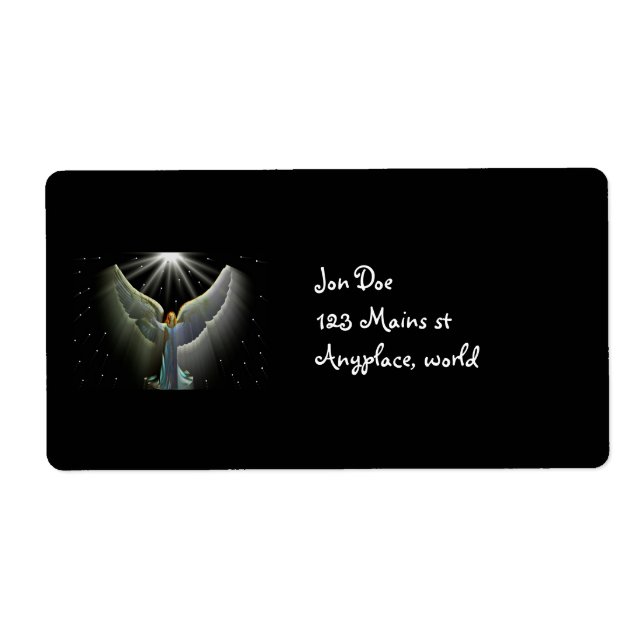 Etiqueta Angel Power (Frente)