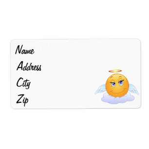 Etiqueta Angel smiley