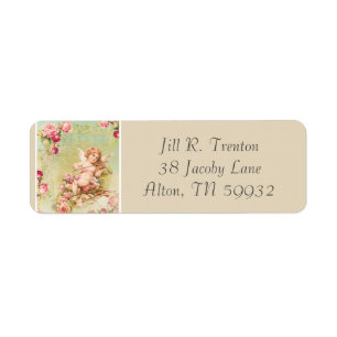 Etiqueta Ángel tocando un violín con Rosas