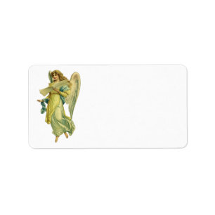 Etiqueta Ángel victoriano de Navidad, Gloria in Excelsis De