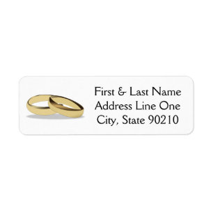 Etiqueta Anillo boda